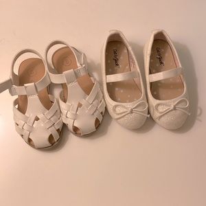 Toddler girl spring/summer white shoes